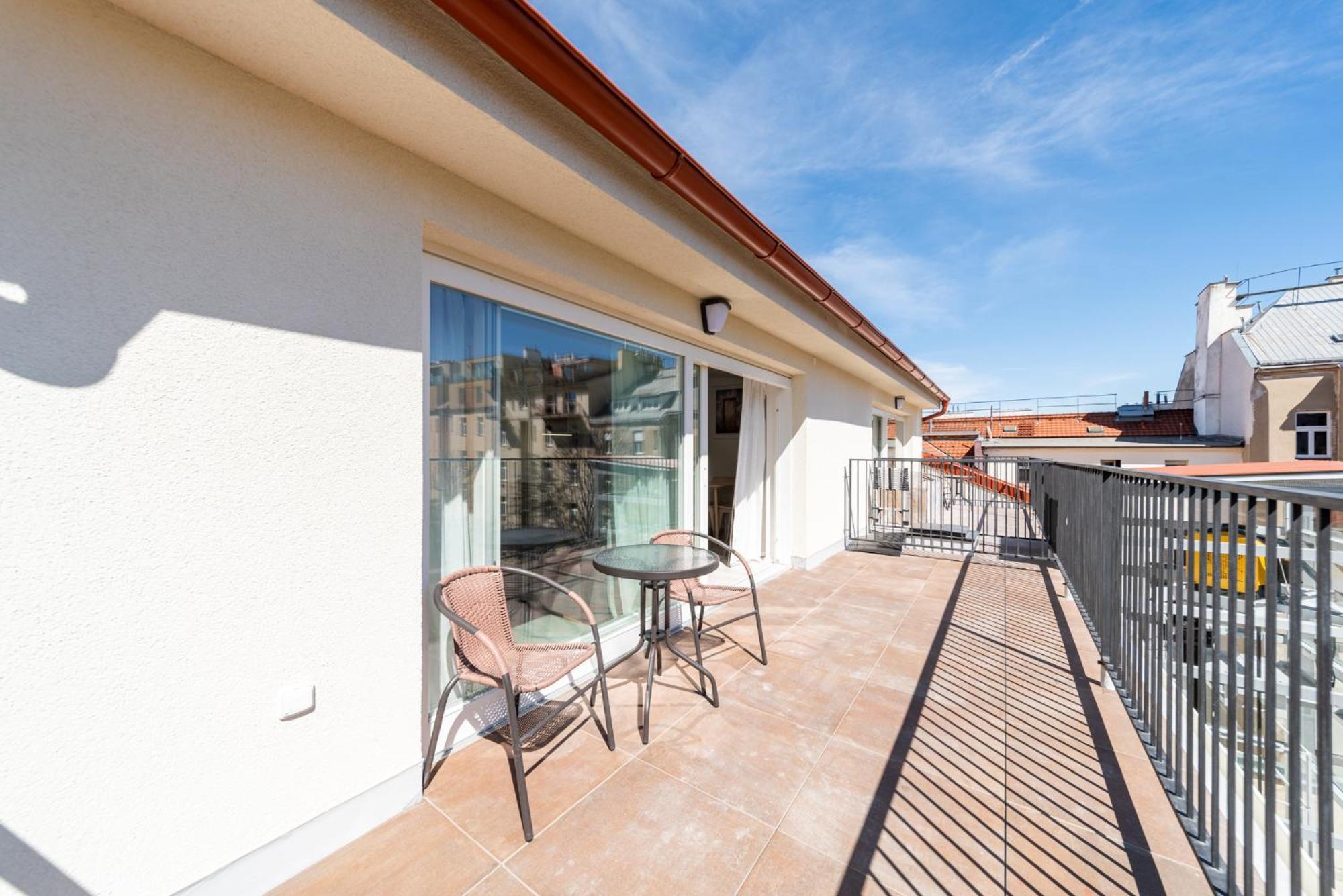 Apartments Borivojova 63 布拉格 外观 照片